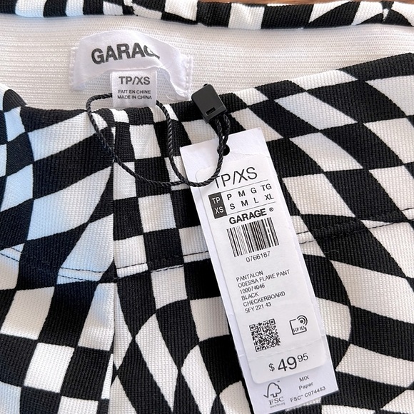 Garage Flare Pants XS NWT - Picture 2 of 4